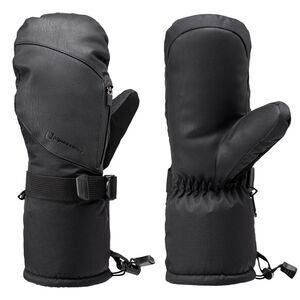 Alpine Swiss Mens Waterproof Snow Gloves Zipper Pockets Winter Sport Mittens